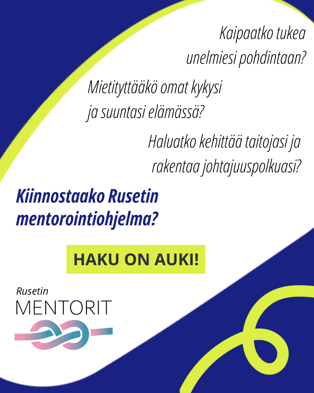 2025_mentorointiohjelmahaku Kuvituskuva mentorointiohjelman hausta