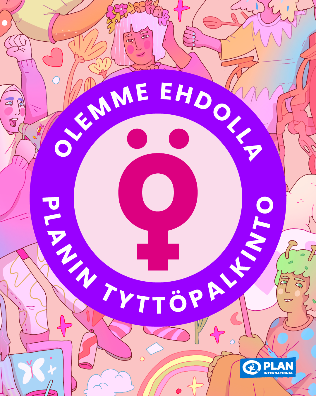 Tyttöpalkinnon olemme ehdolla -kuvituskuva