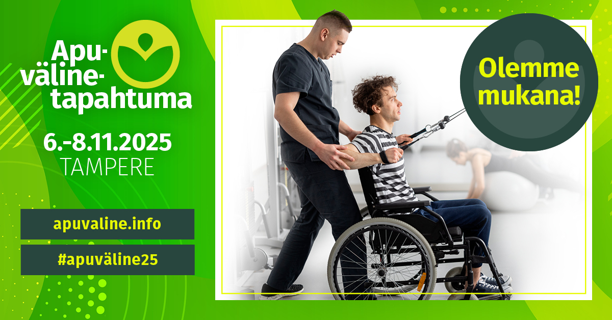 Apuvaline25_olemme_mukana_banneri_1200x628 Apuvälinetapahtuman kuvituskuva.