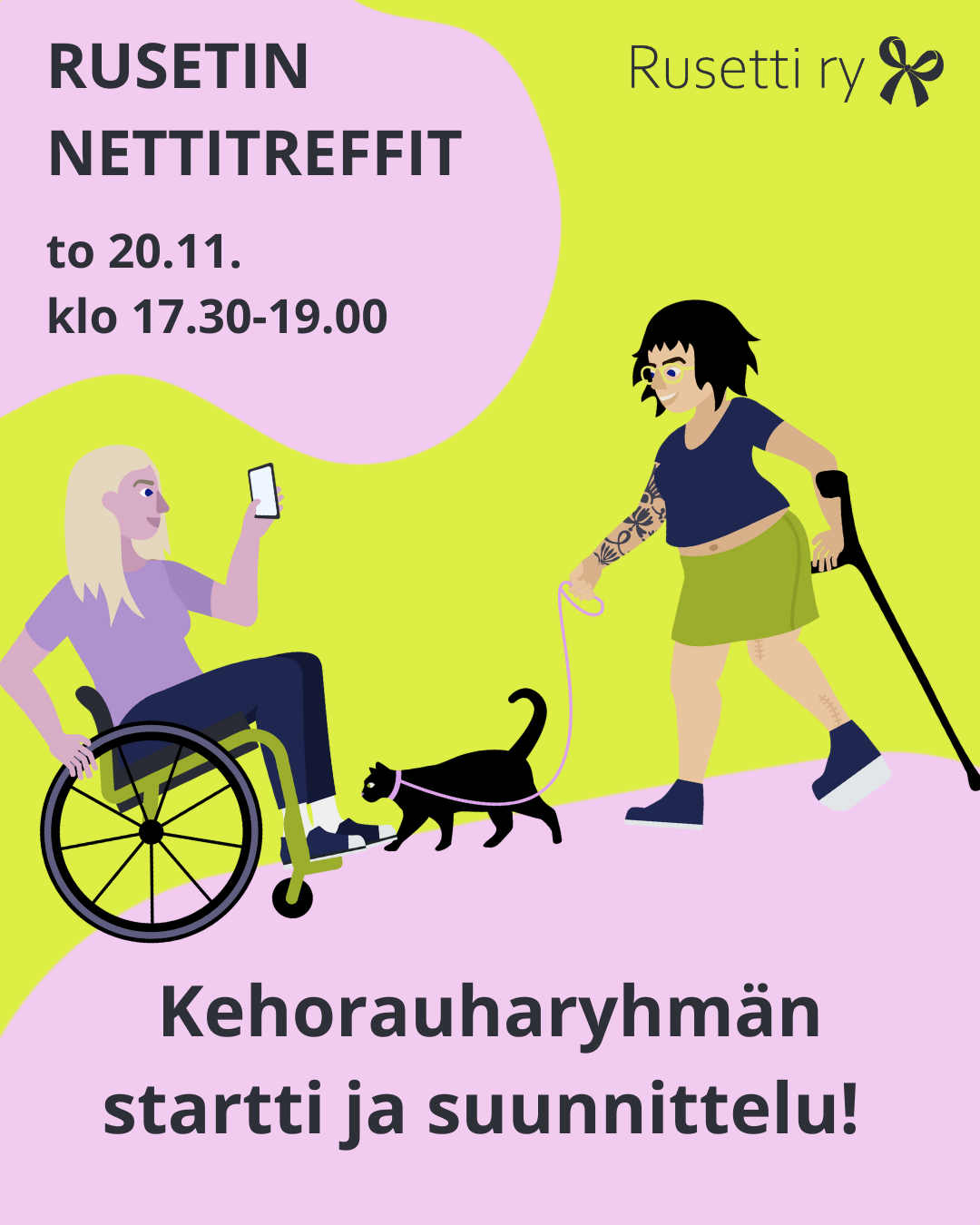 Mainoskuva Rusetin nettitreffeistä 20.11.